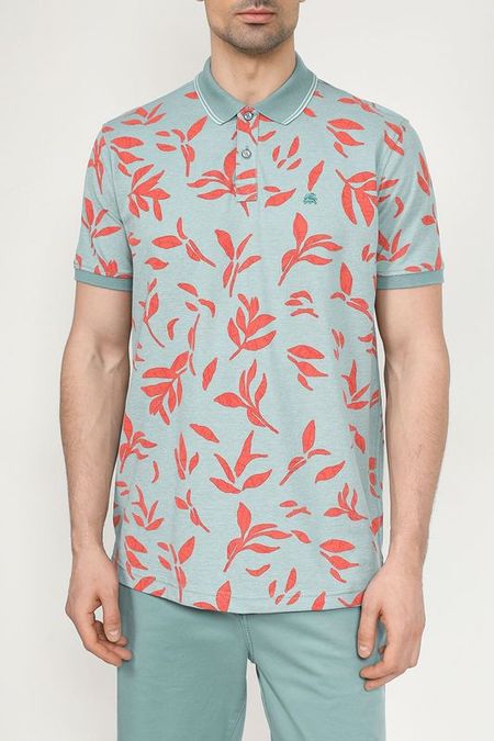 Поло хлопковое с принтом LERROS 3322₽