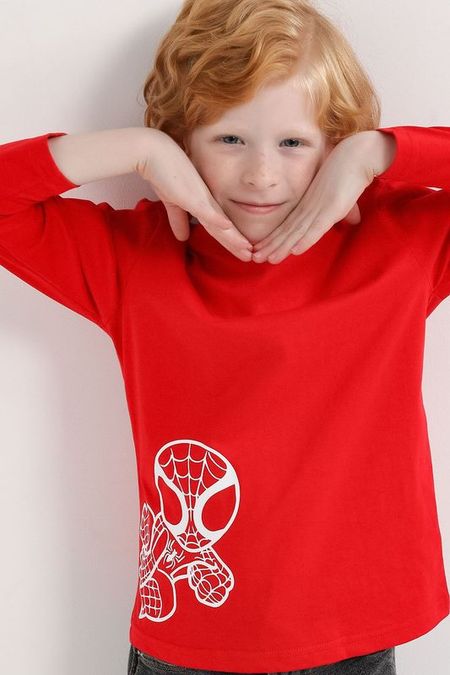 Хлопковый лонгслив с принтом GIOCO 397₽