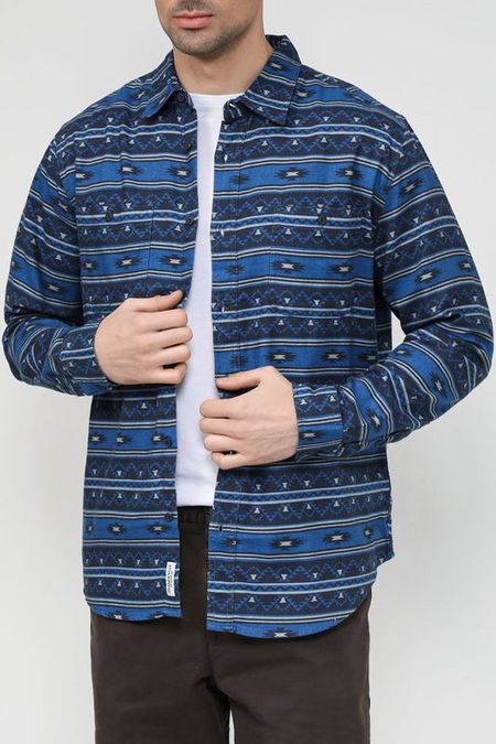 Хлопковая рубашка с принтом GRAND HILLS 1522₽