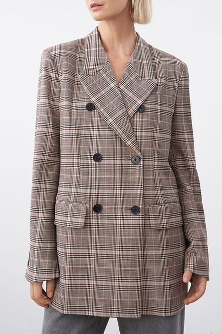 Пиджак двубортный в клетку Urban Tiger 6772₽