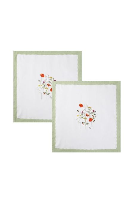Набор из 2 хлопковых салфеток с принтом Botanikal 21maison 742₽