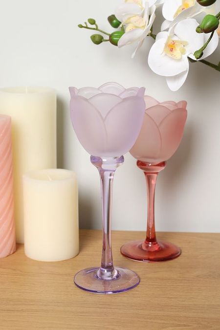 Подсвечник декоративный Tulipano Satin в ассортименте EDG 1200₽