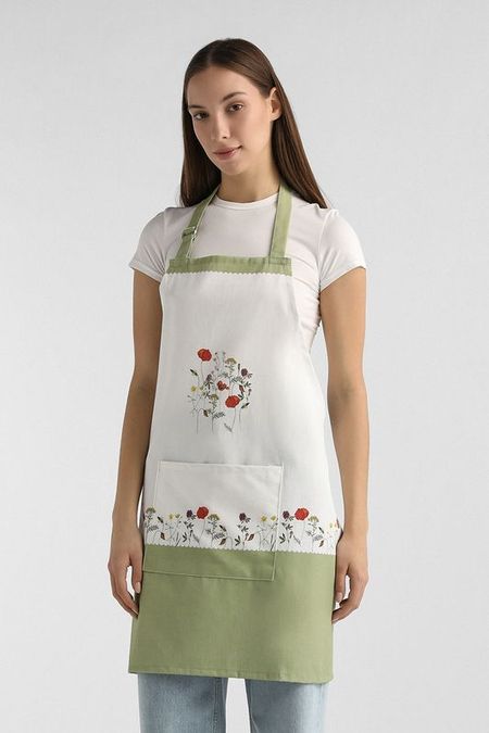 Фартук хлопковый с принтом Botanikal 21maison 1192₽