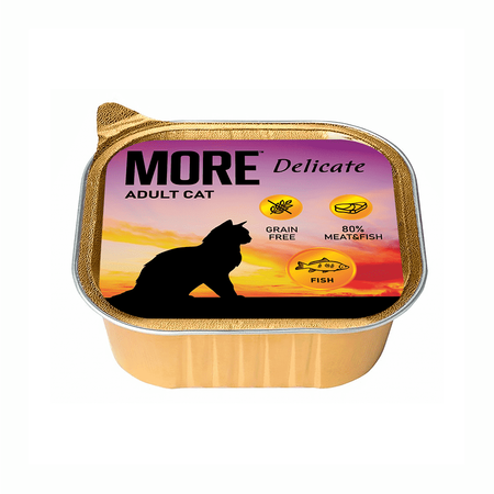 Delicate паштет с рыбой ламист