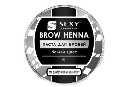 Паста INNOVATOR COSMETICS sexy brow henna д/бровей белый 15 г