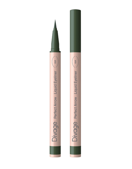 Подводка-фломастер Divage Perfect Arrow с кистью тон 03 зеленый