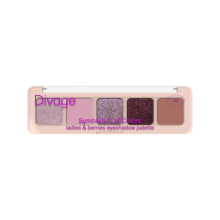Тени Divage Palette Symbolism Of Colors Ladies&berries д/век