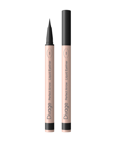 Подводка-фломастер Divage Perfect Arrow с кистью тон 01 черный