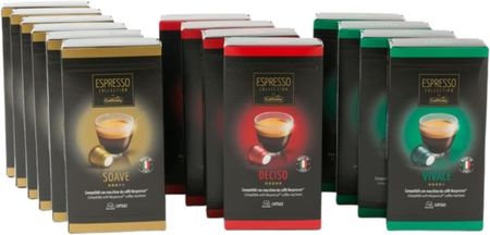 140 штук универсальных кофейных капсул, совместимых с Nespresso, Caffitaly, 140 штук кофейных капсул Costco