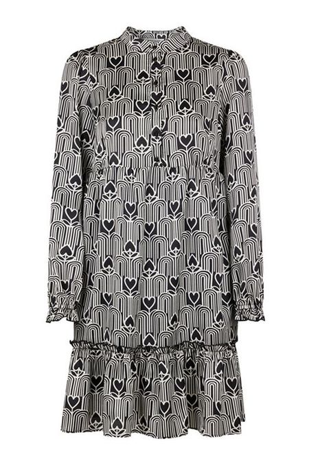 Платье с воланом Naf Naf