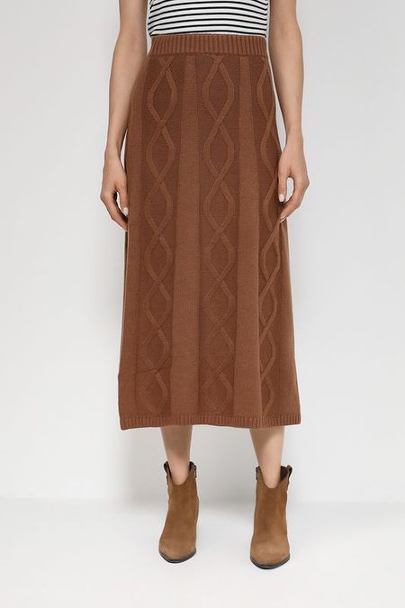 Шерстяная юбка с узором косы Auranna 2392₽