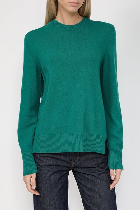 Однотонный джемпер с разрезами BELUCCI 1342₽