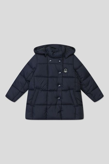Стеганое пальто с капюшоном Benetton 2182₽