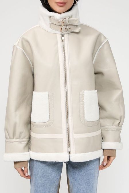 Дубленка из экокожи с высоким воротником Ipekyol 10102₽