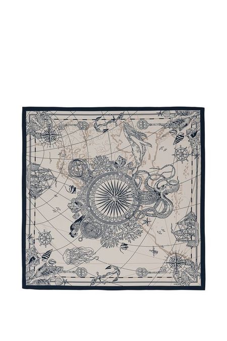 Платок с добавлением шелка с принтом Labbra 1575₽