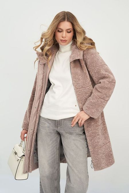 Шуба из искусственного меха с капюшоном ElectraStyle 15975₽