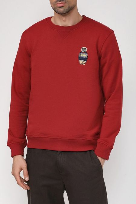 Хлопковый свитшот с принтом DMolina 1567₽