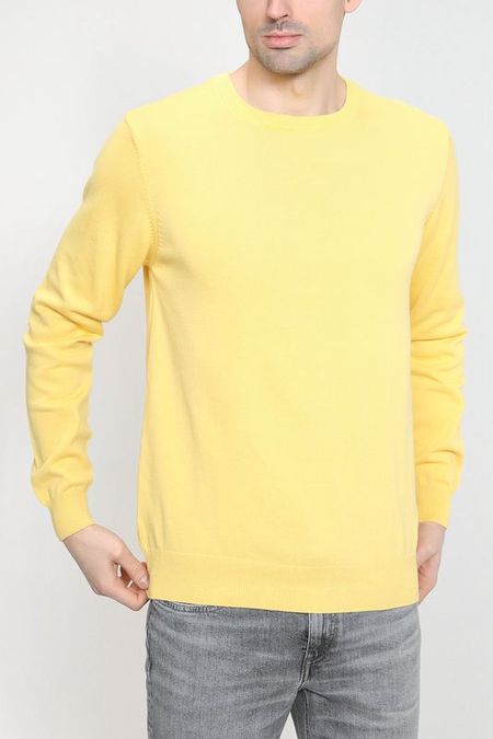 Однотонный джемпер из хлопка MARCO DI RADI 742₽