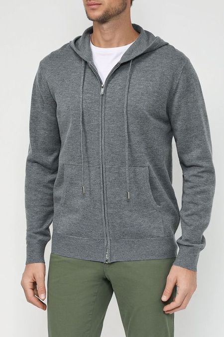 Пуловер на молнии с капюшоном MARCO DI RADI 1942₽