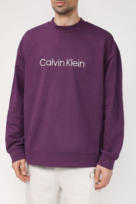 Хлопковый свитшот с логотипом бренда Calvin Klein 6040₽