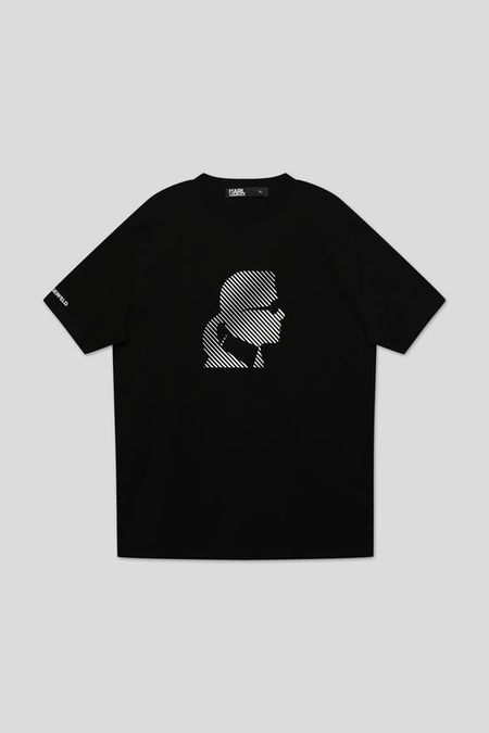 Футболка хлопковая с логотипом Karl Lagerfeld 4282₽