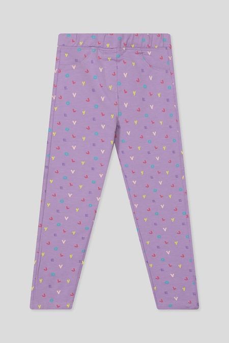 Хлопковые легинсы с принтом OVS 397₽