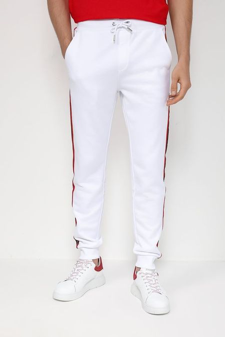 Джоггеры хлопковые на кулиске с контрастной отделкой Karl Lagerfeld 11430₽