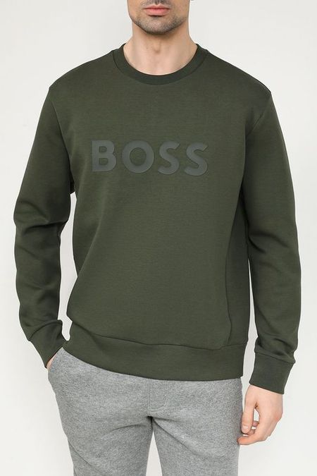 Свитшот хлопковый с логотипом BOSS 7117₽