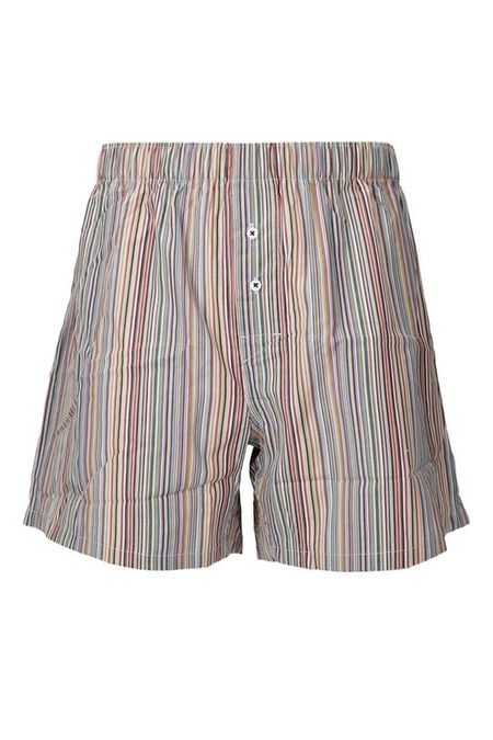 Шорты хлопковые пижамные на эластичном поясе Paul Smith 8025₽