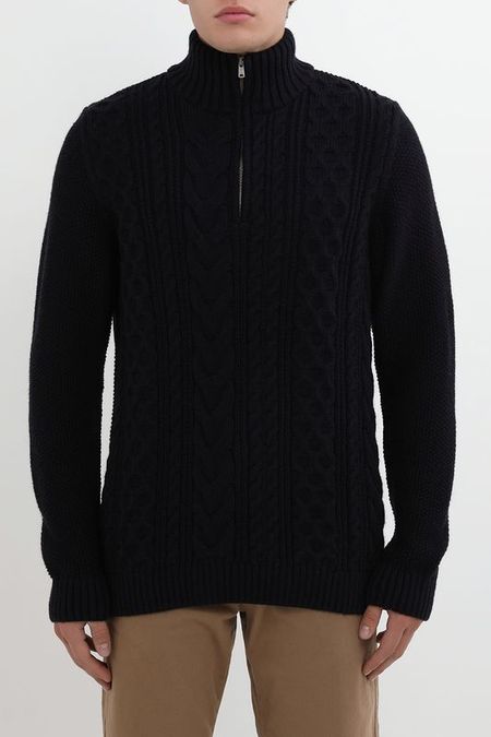 Пуловер с воротником на молнии текстурный Superdry 6292₽