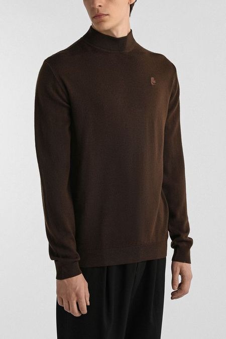 Водолазка шерстяная с воротником стойкой Karl Lagerfeld 13192₽