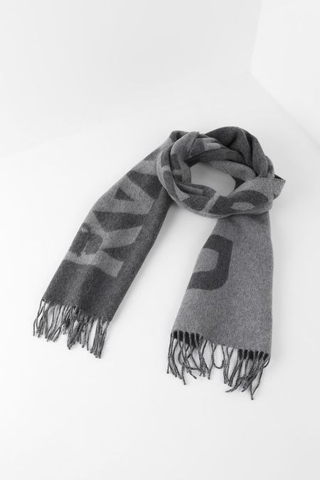Шарф шерстяной с логотипом Karl Lagerfeld 10942₽
