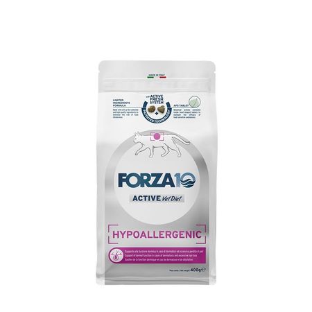 Forza10 Active VetDiet Hypoallergenic сухой корм для кошек при аллергии с рыбой - 400 г 723₽
