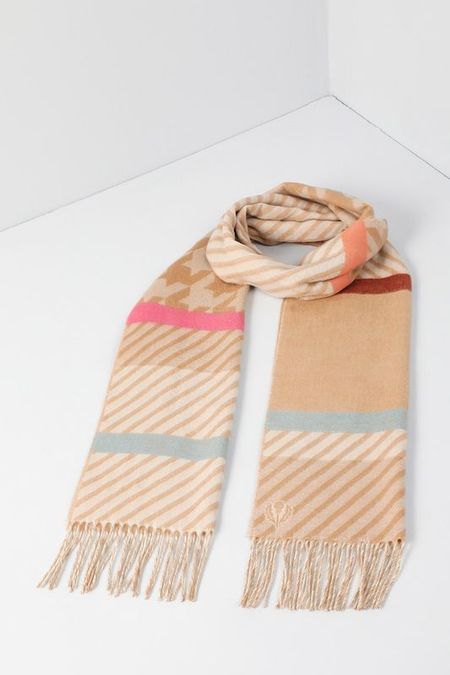 Шарф в клетку с бахромой Fraas 802₽