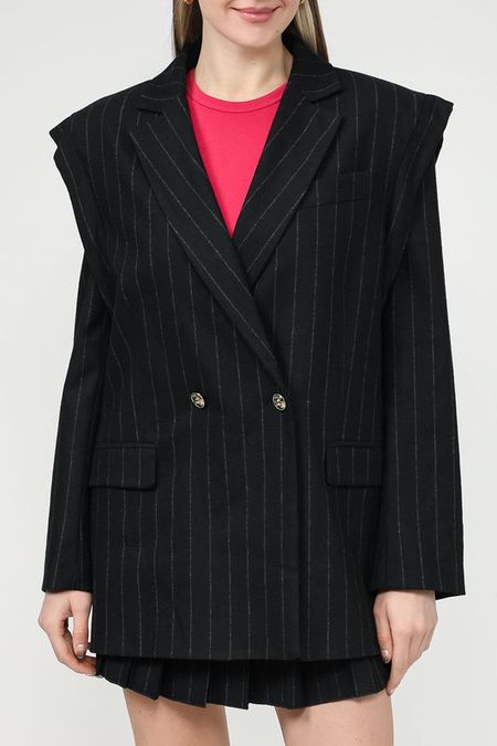 Двубортный пиджак с добавлением шерсти VERSACE JEANS COUTURE 22515₽