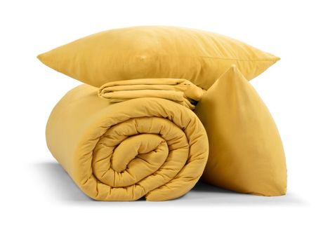 Комплект постельного белья divanru Табиано евро Yellow 6690₽