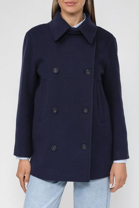 Двубортное полупальто с добавлением шерсти SABRINA SCALA 5917₽