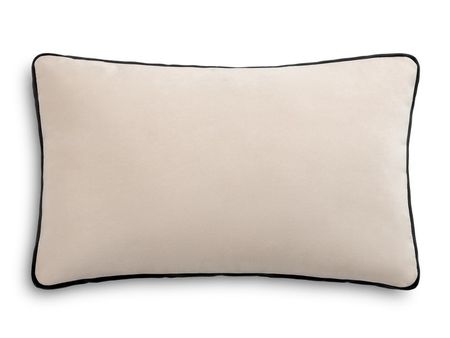 Подушка divanru Бирни Velvet Light Black 50x30 2190₽