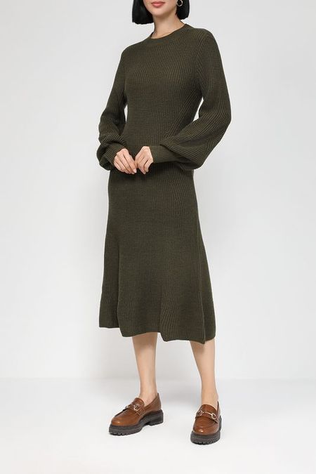 Вязаное платье в рубчик Auranna 2692₽