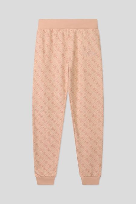 Хлопковые брюки с фирменным принтом Guess 1477₽