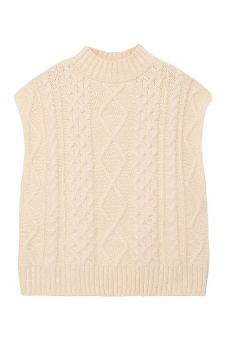 Хлопковый жилет с узором косы sOliver 1027₽