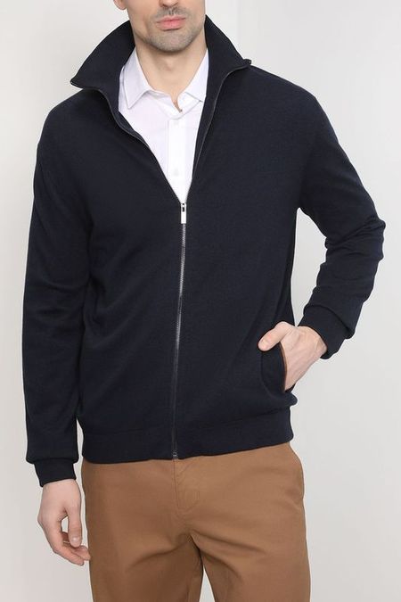 Кардиган на молнии из смесовой шерсти DMolina 1942₽