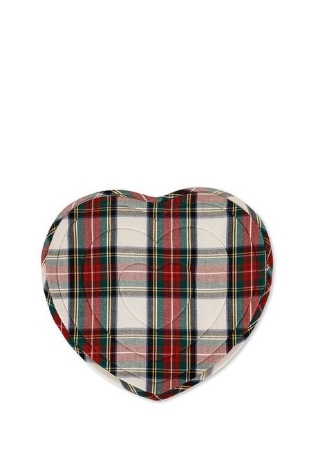 Настольный коврик с принтом Cuore Tartan White COINCASA 817₽