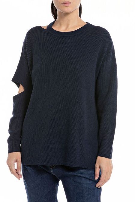 Джемпер с декоративными разрезами Replay 4282₽