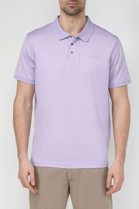 Поло хлопковое с логотипом Karl Lagerfeld 4245₽