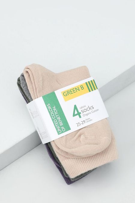 Набор из 4 пар хлопковых носков Benetton Undercolors 832₽