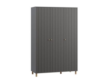 Распашной шкаф divanru Моррис-3 Grafit 46990₽