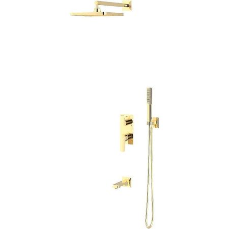 Душевая система Teska Ciera Pro AS3370 Золото