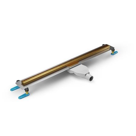Душевой трап New Trendy VISIO SLIM 80x3 OL-0083 цвет Золото брашированное
