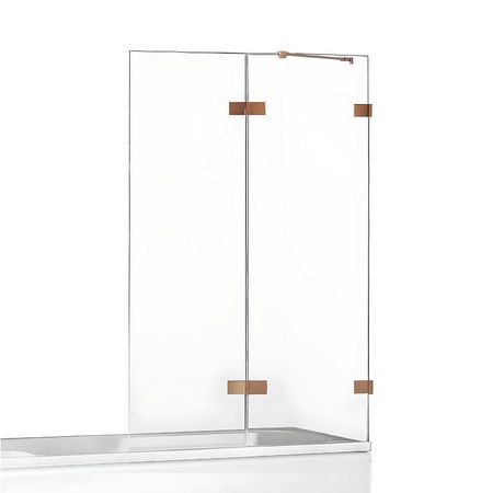 Шторка для ванны New Trendy AVEXA Copper brushed x110 EXK-3811